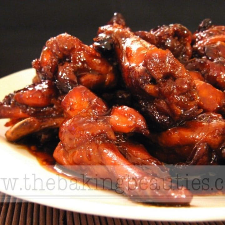 Sweet and Sticky Barbecue Chicken Wings