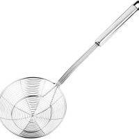 Hiware Solid Stainless Steel Spider Strainer Skimmer Ladle, 5.4 Inch